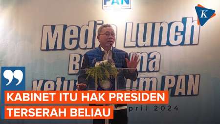 Serahkan Jatah Kursi Menteri ke Prabowo, PAN: Itu Hak Presiden Terpilih