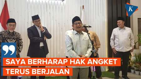 Beda dengan Nasdem, Cak Imin Harap Hak Angket Pemilu Bisa Bergulir