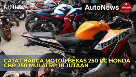 Harga Motor Sport Bekas 250 cc, Honda CBR 250 mulai Rp 18 Jutaan