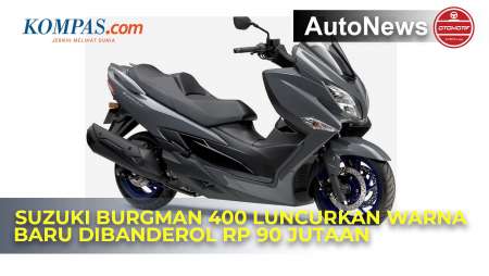 Suzuki Burgman 400 Dapat Warna Baru, Harga Rp 90 Jutaan